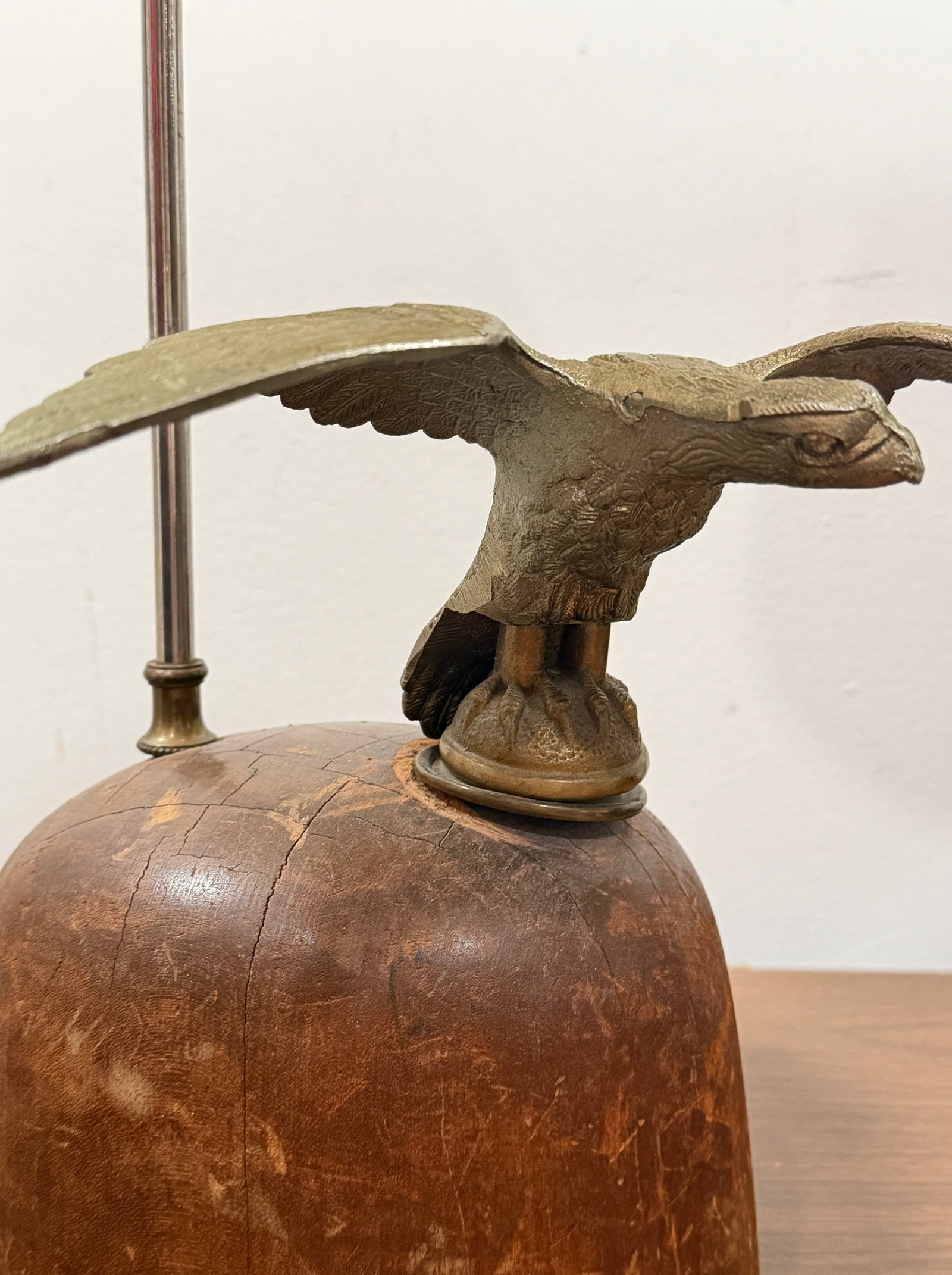 Folk Art Eagle Hat Mold Table Lamps - 4