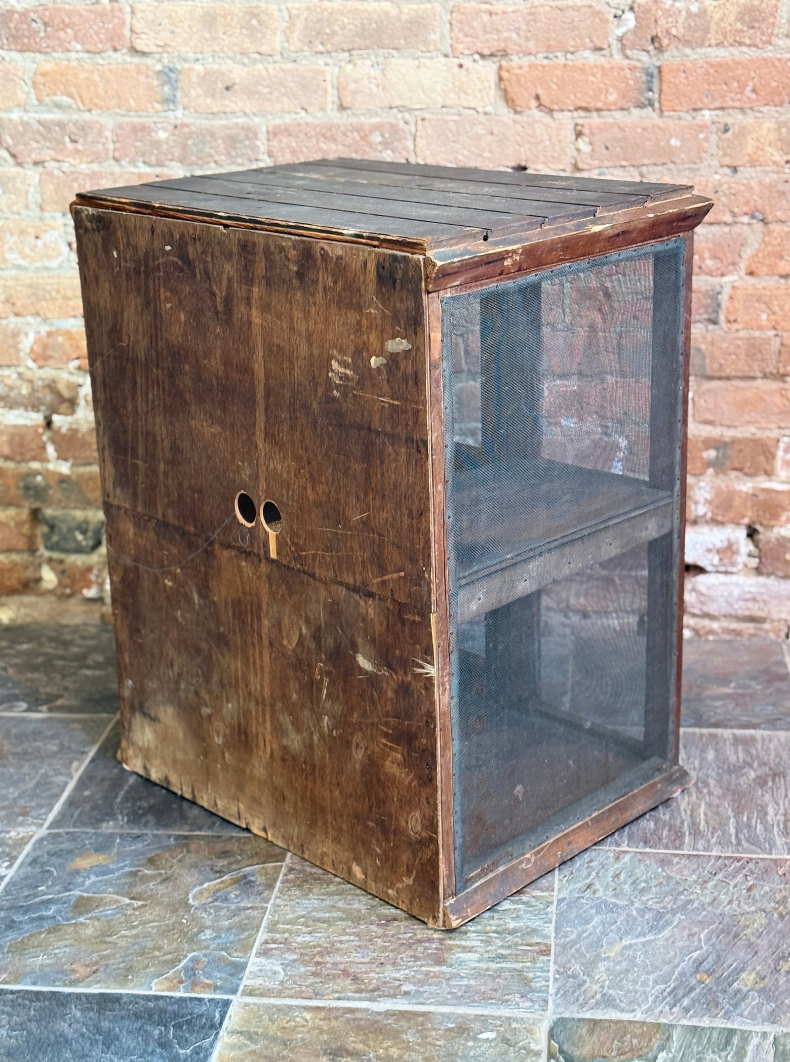 19th C General Store Pie Safe, Counter Size - 4