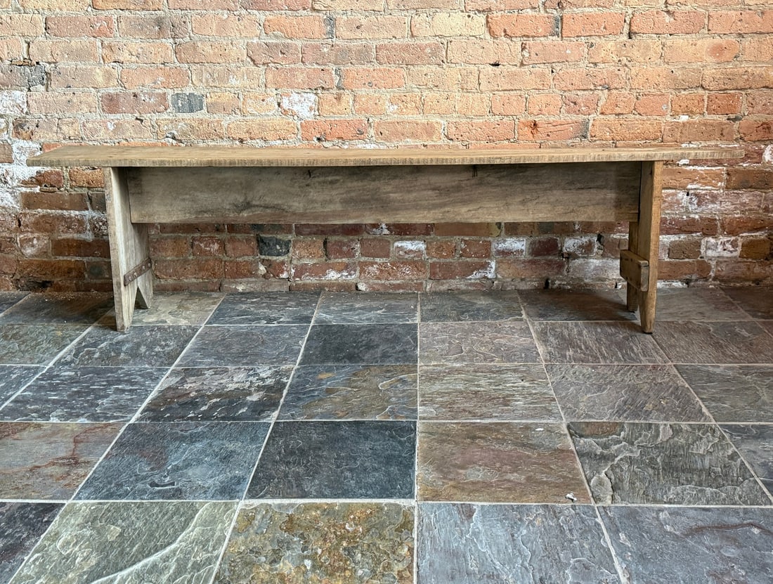 6 Foot Primitive Swedish Pine Bench - 5