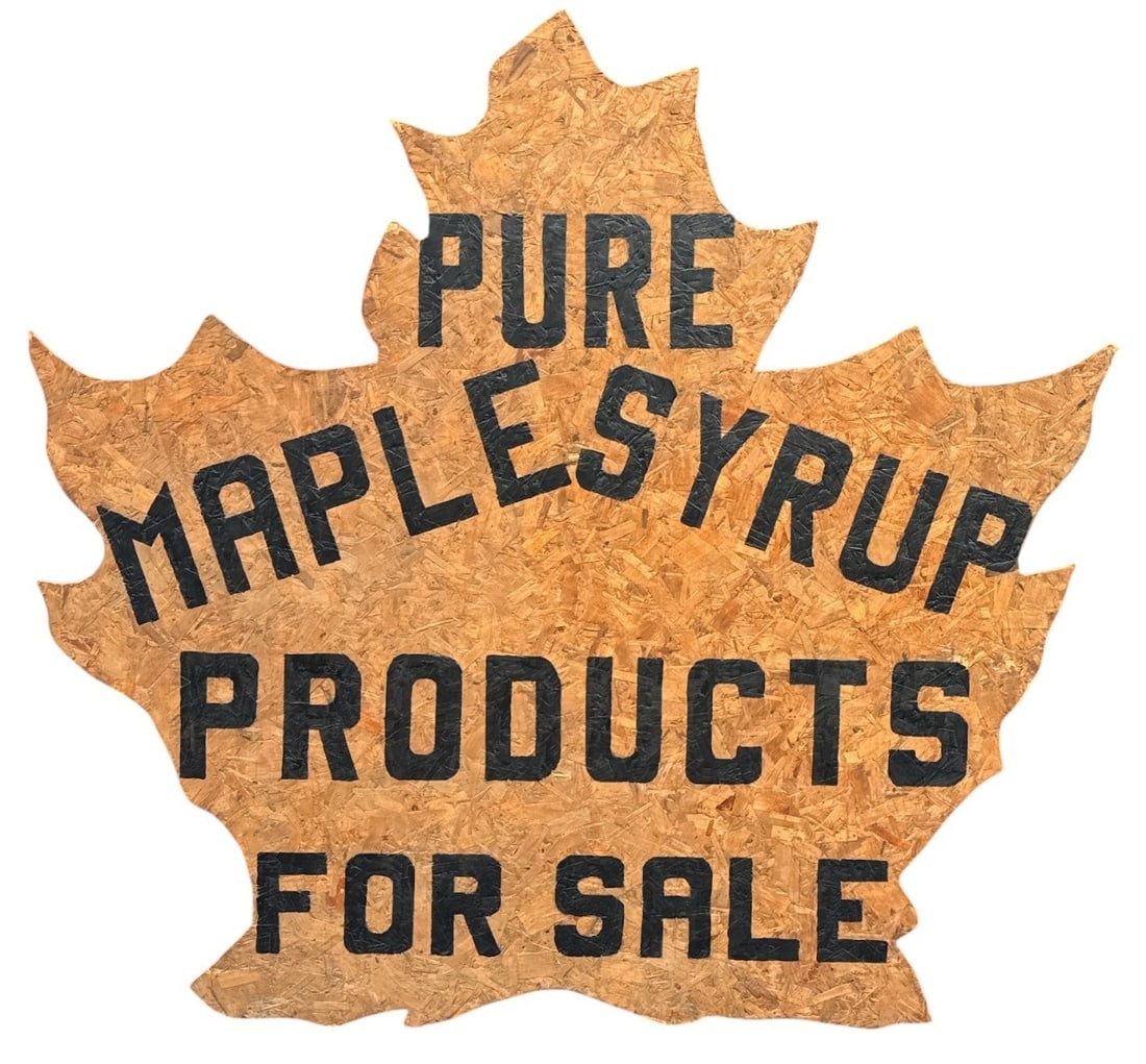 Double-Side Maple Syrup Sign - 2