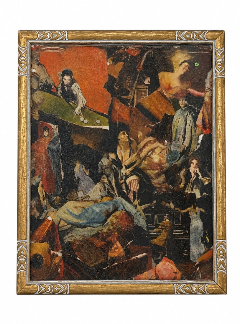 20th C. Modernist Decollage (1 of 2)