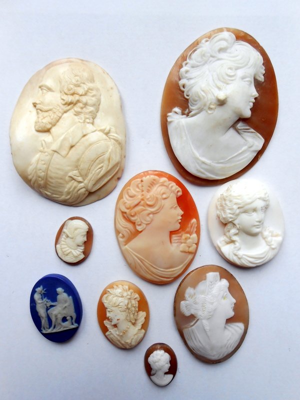 9 Assorted Cameos (1 of 1)