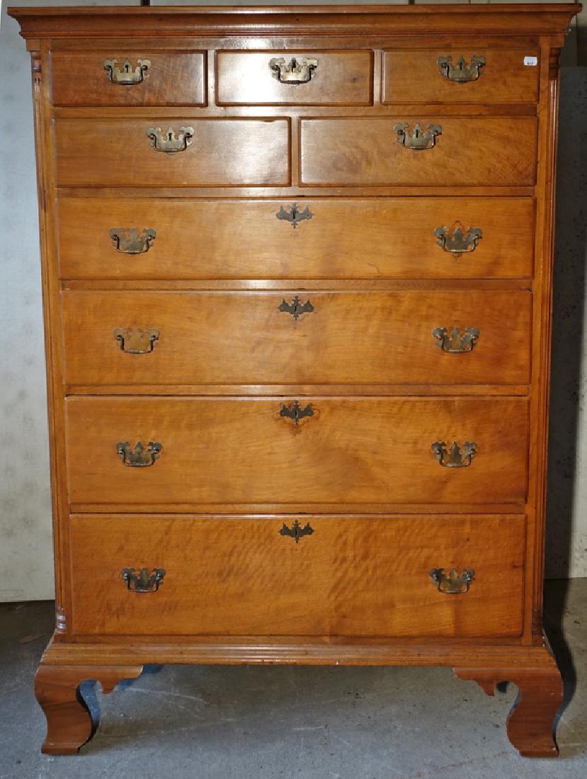 CHIPPENDALE SEMI-TALL CHEST (1 of 1)