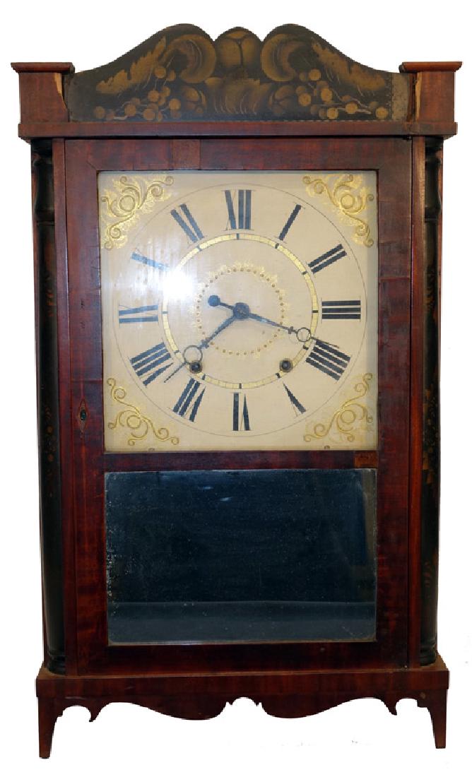 SAMUEL TERRY PILLAR & SCROLL CLOCK (1 of 1)