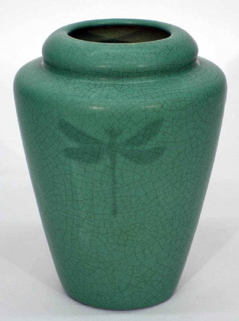 WELLER DRAGONFLY VASE (1 of 1)