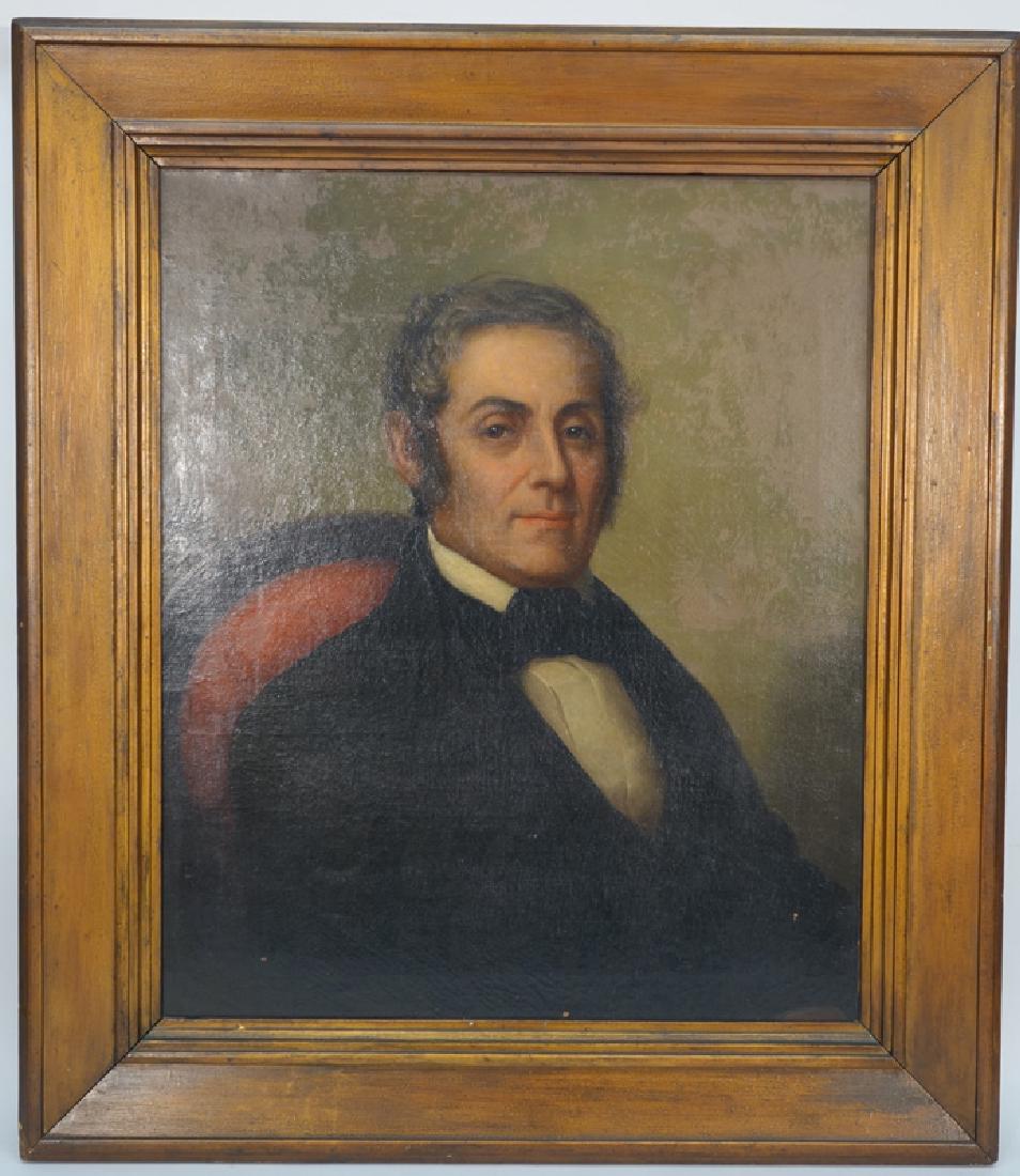 19TH CENTURY PORTRAIT PAINTING of GENTLEMAN (1 of 1)
