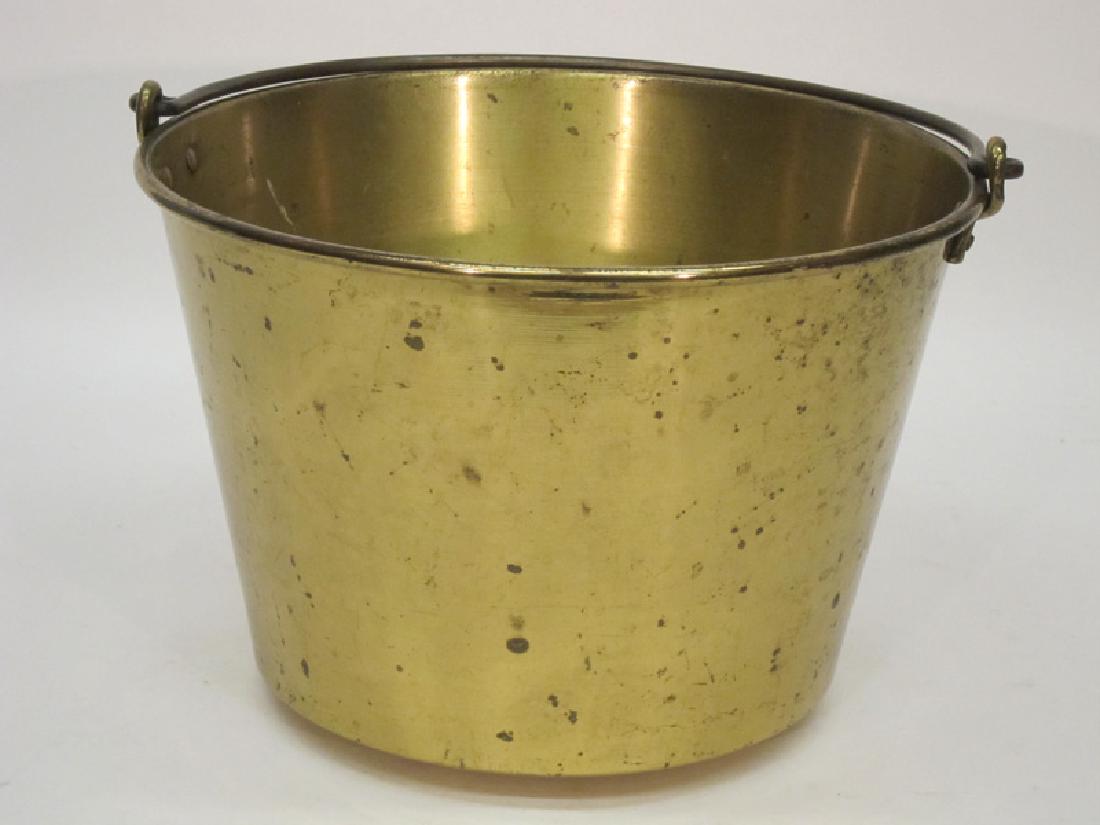 BRASS PAIL with IRON HANDLE (1 of 1)