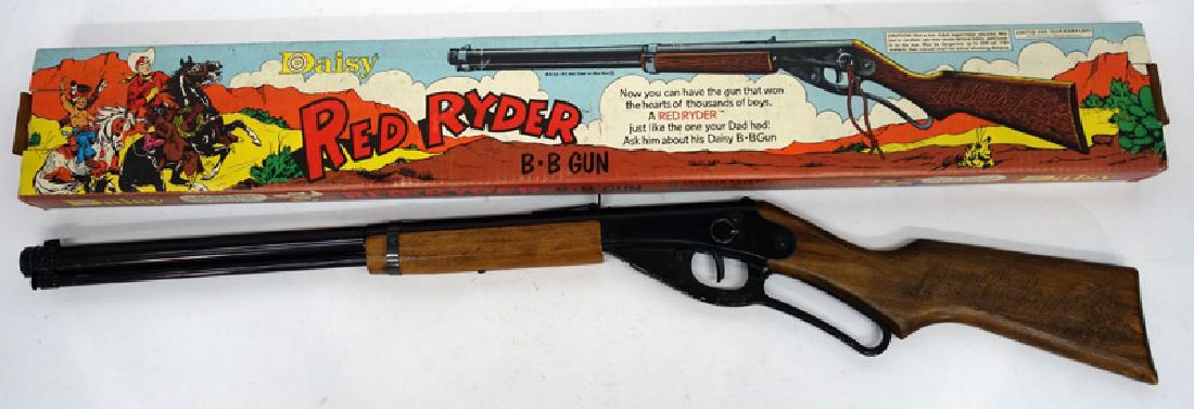 DAISY RED RYDER BB GUN: Limited edition, original box; L-36", NM-M