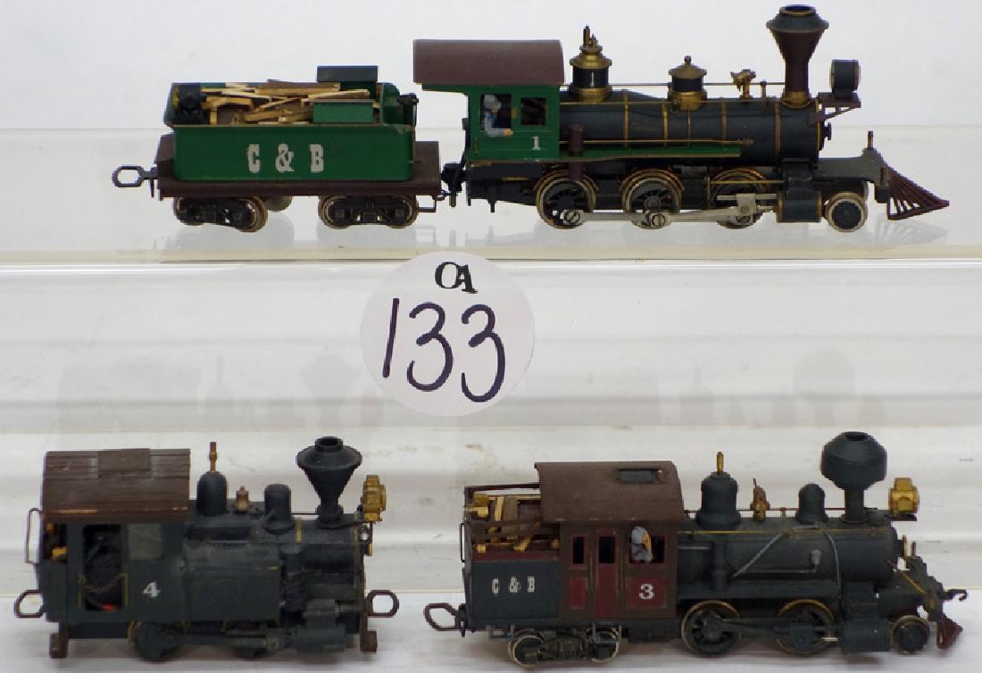 KEN KIDDER HO LOCOMOTIVES & TENDERS (3) (1 of 1)