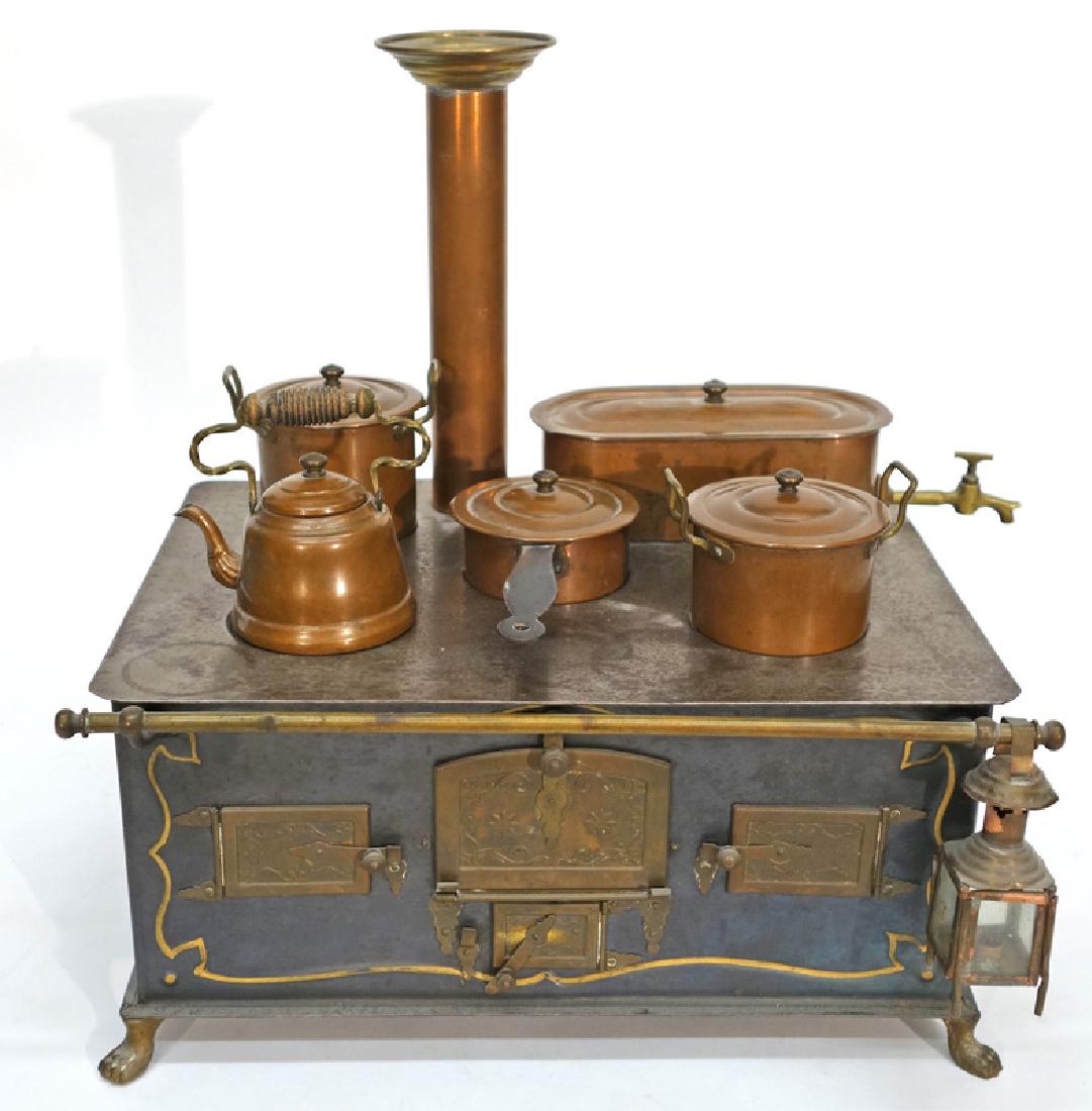 GERMAN TIN CHILD'S STOVE (1 of 1)