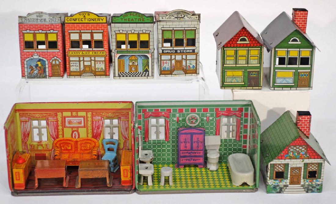 LITHO TIN ROOMS AND CANDY CONTAINERS (9) (1 of 1)