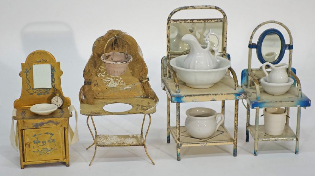 TIN DOLLHOUSE FURNITURE (4) PCS. (1 of 1)