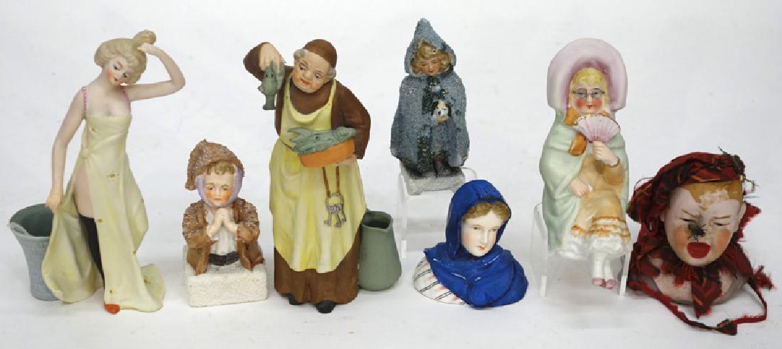 BISQUE FIGURINES (7) (1 of 1)