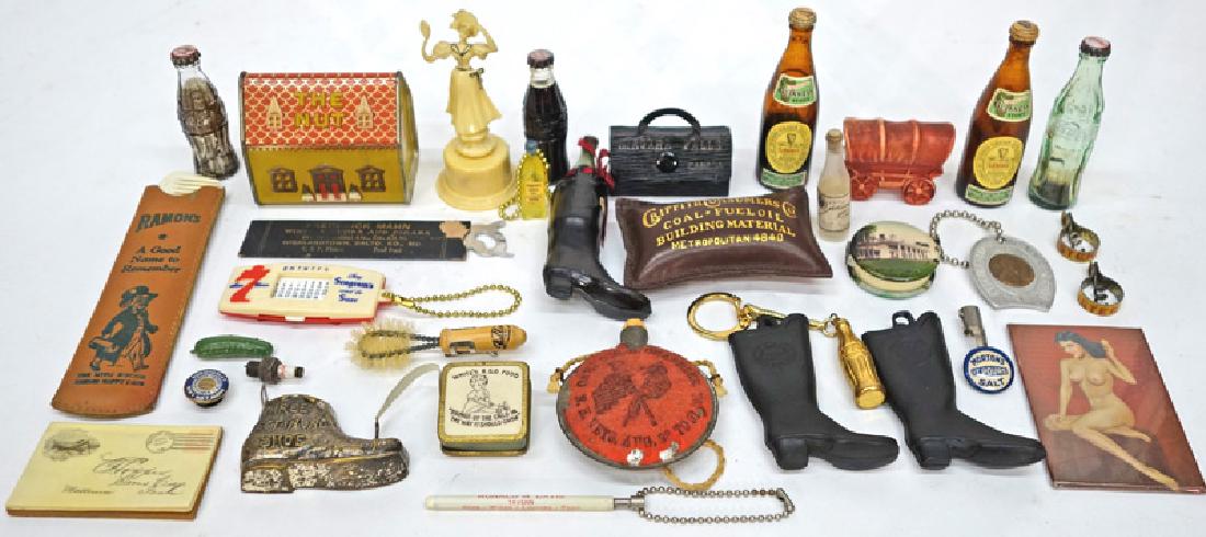 MINIATURE ADVERTISING COLLECTIBLES (34+/-) (1 of 1)