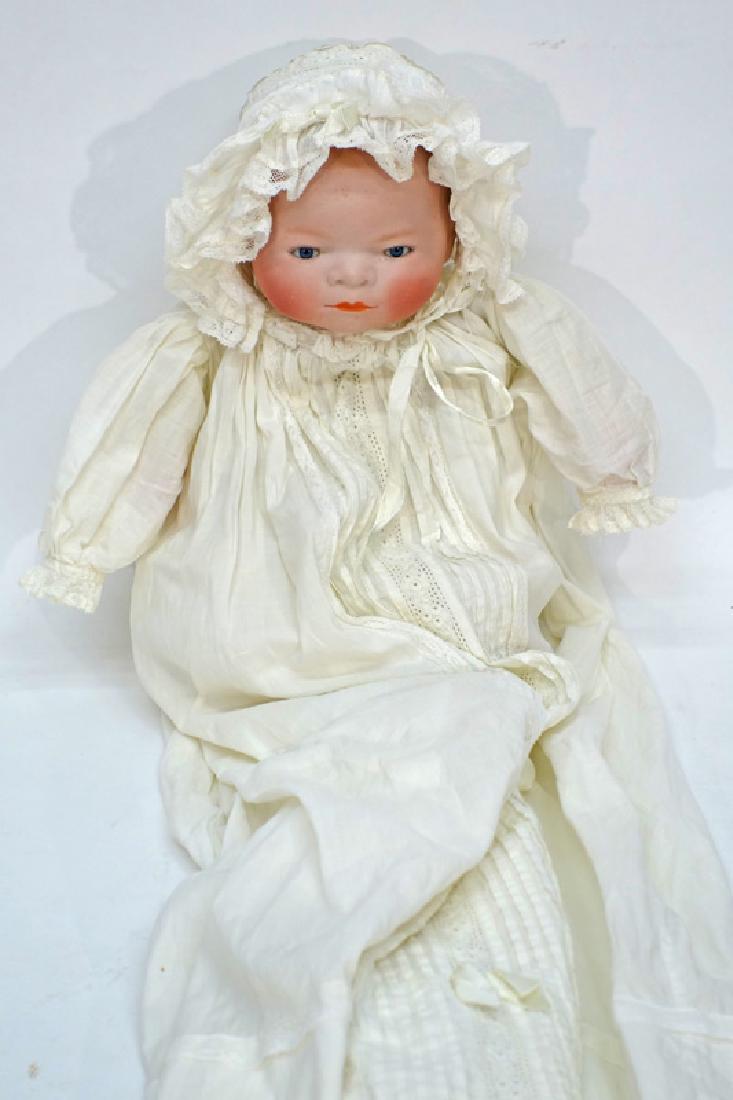 BISQUE BYE-LO BABY: Large Grace S. Putnam; H-13", Circumference-12", G-VG