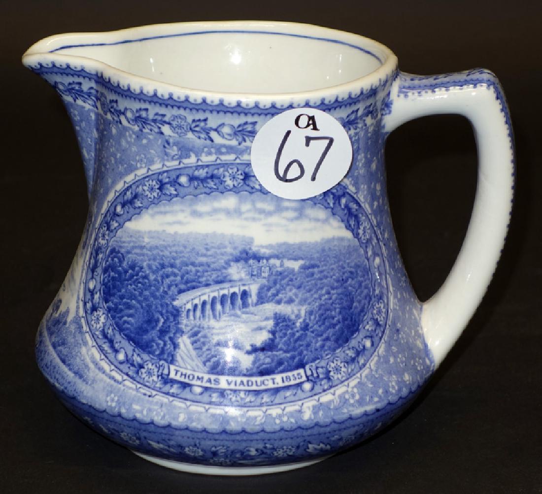 B&O JUICE PITCHER - DOUBLE THOMAS VIADUCT (1 of 1)