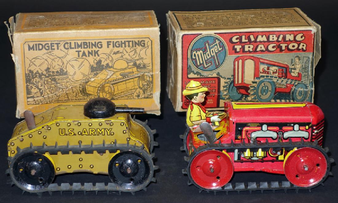 MARX TANK & TRACTOR (2) TOYS (1 of 1)