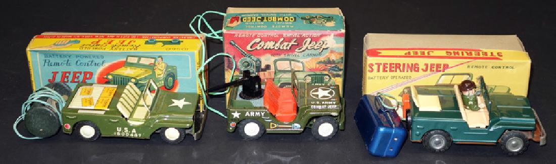 JAPANESE TIN JEEPS (3) (1 of 1)