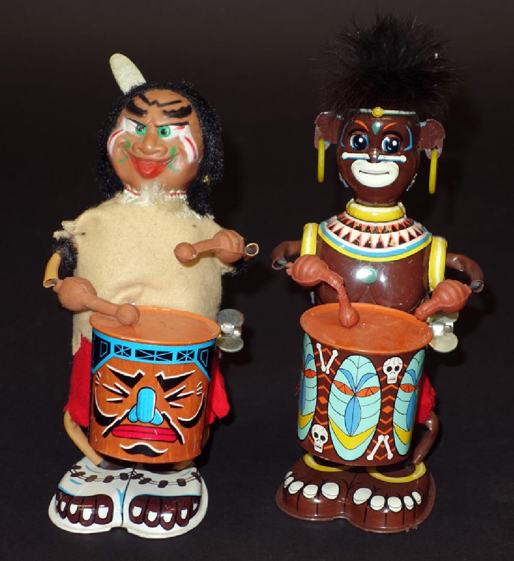 MARX INDIAN & NATIVE DRUMMERS (2) (1 of 1)