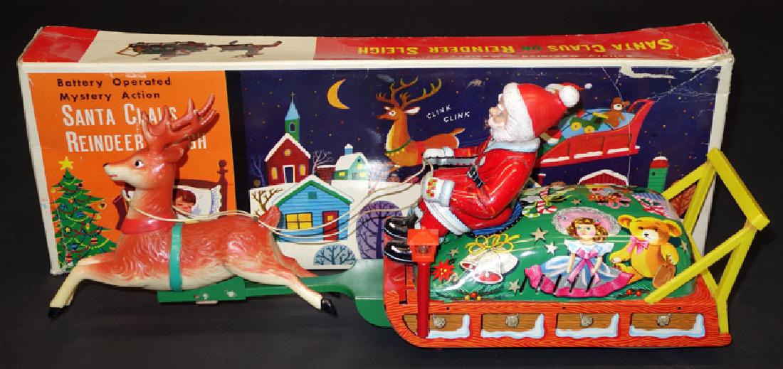 SANTA CLAUS ON REINDEER SLEIGH (1 of 1)