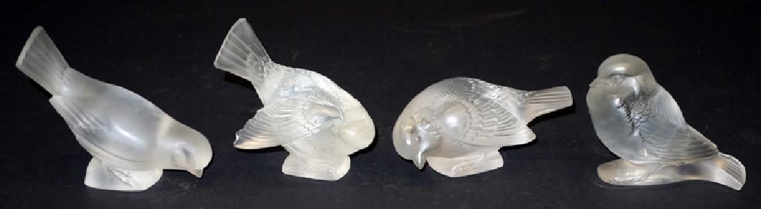 LALIQUE BIRDS (4) (1 of 1)