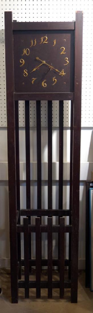 ARTS & CRAFTS TALL CASE CLOCK (1 of 8)