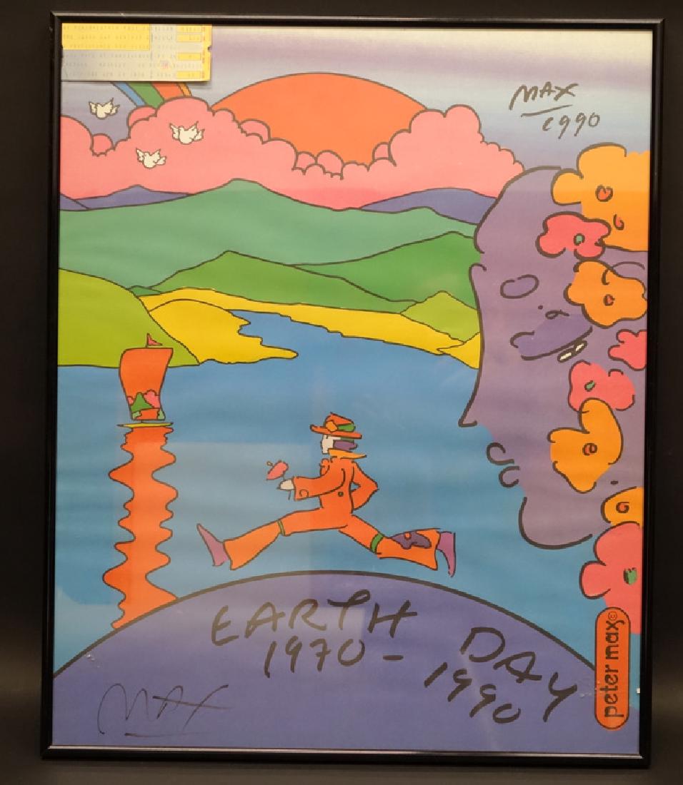 PETER MAX POSTER "EARTH DAY" (1 of 1)