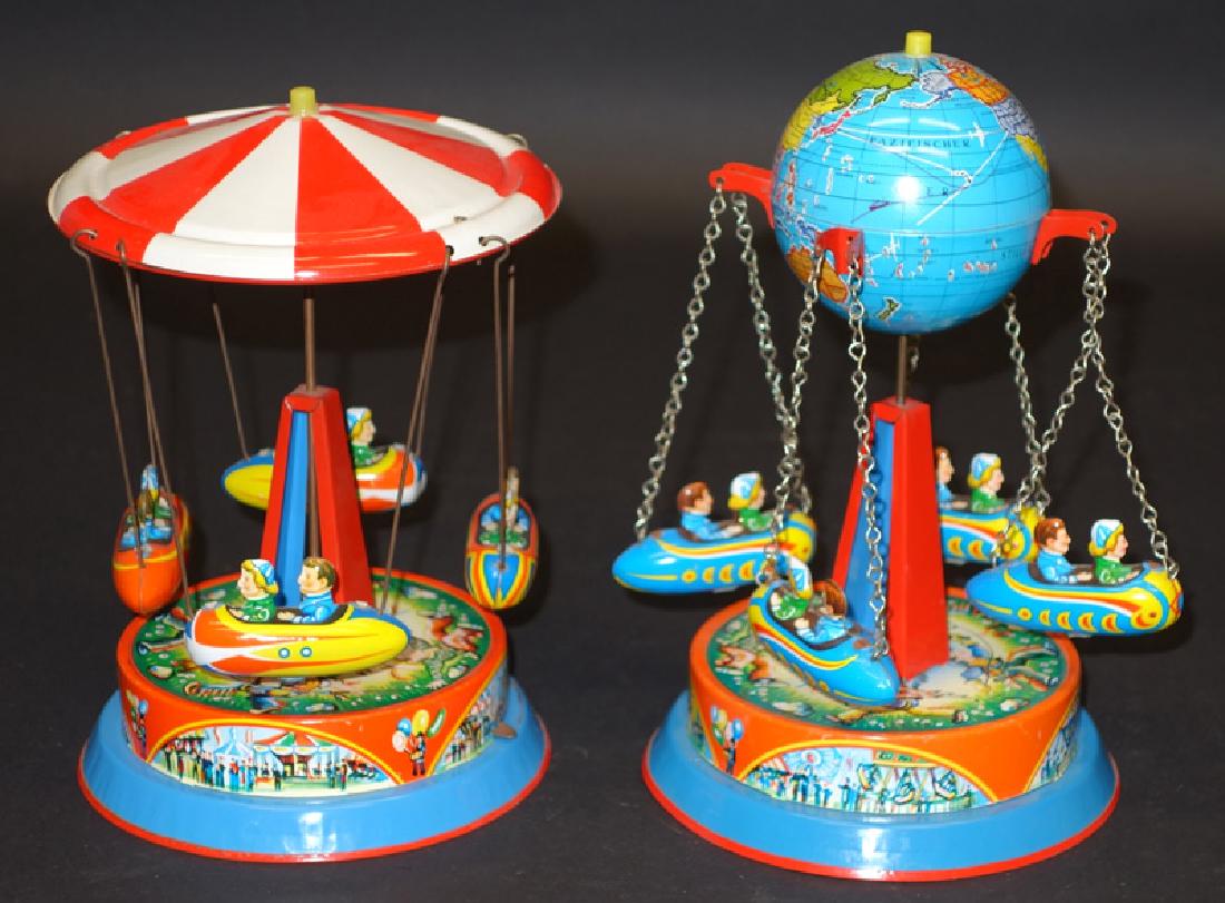 WEST GERMAN TOY ROUNDABOUTS (2) (1 of 1)