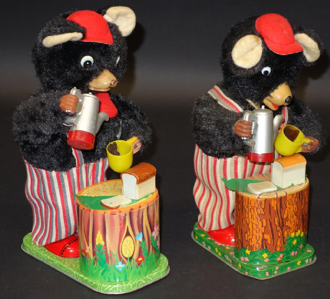 JAPANESE BATTERY OP BEAR TOYS (2) (1 of 1)