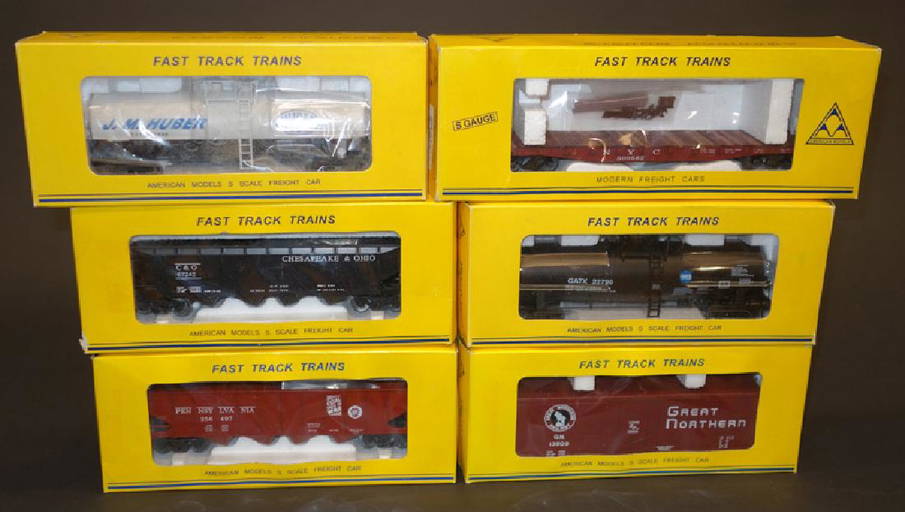 American Models S Scale Freight Cars (6)
