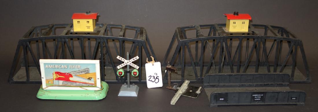 AMERICAN FLYER ACCESSORIES (6) PCS. (1 of 1)