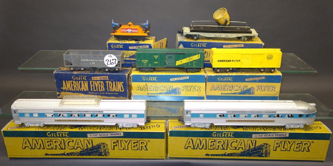 AMERICAN FLYER 3/16" SCALE PASSENGER TRAIN CARS, ETC. (1 of 1)