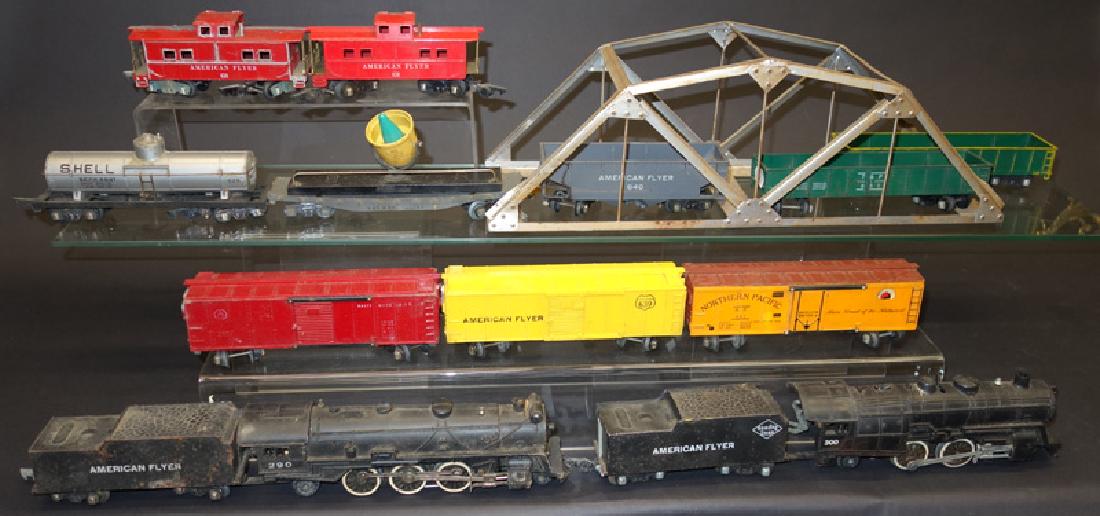 AMERICAN FLYER & VARIOUS TRAIN CARS (14) (1 of 1)