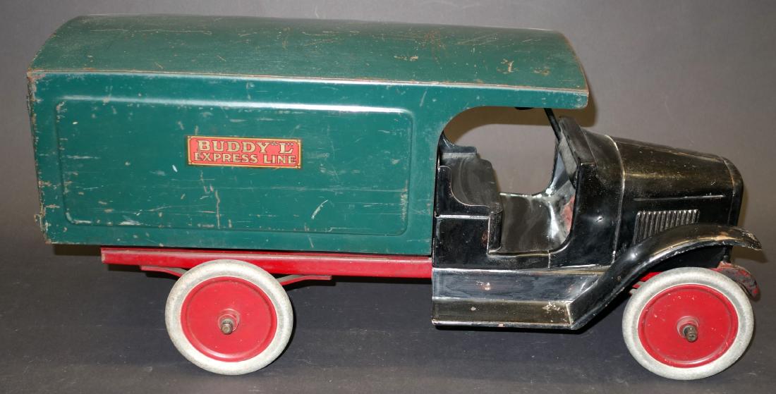 BUDDY L EXPRESS LINE TRUCK MOVING VAN (1 of 1)