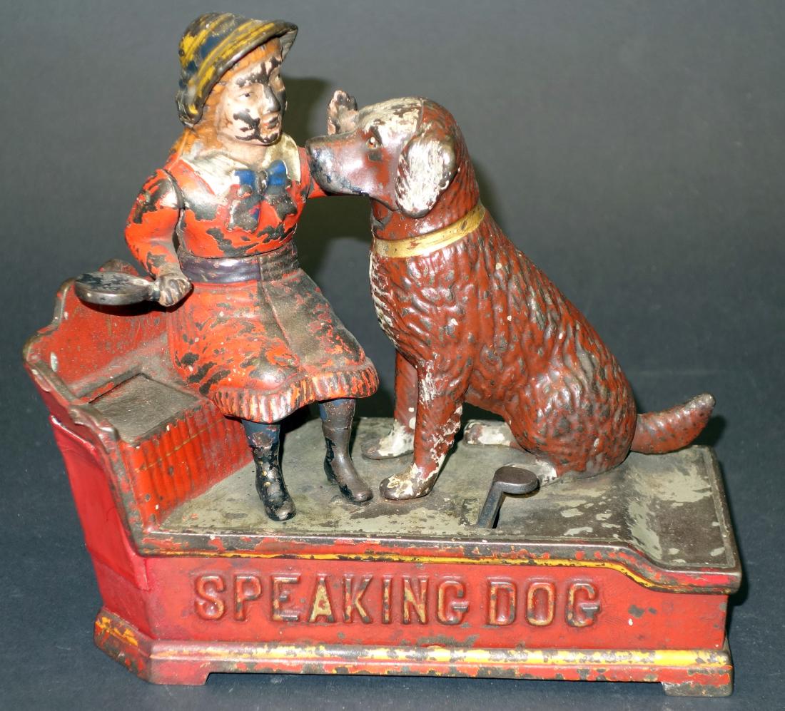 SPEAKING DOG MECHANICAL BANK (1 of 1)