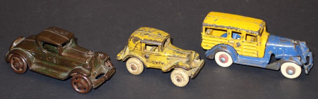 SMALL CAST IRON AUTOS (3) (1 of 1)