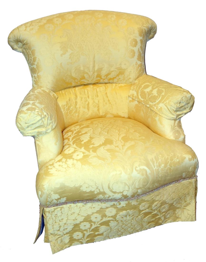 PAIR OF BAKER UPHOLSTERED ARM CHAIRS (1 of 1)