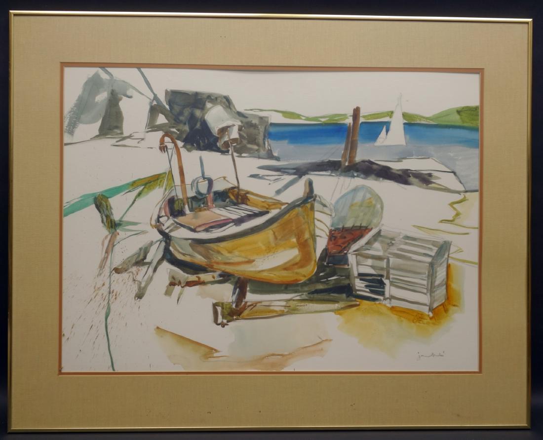 Z. JANKOWSKI BEACH WATERCOLOR (1 of 1)