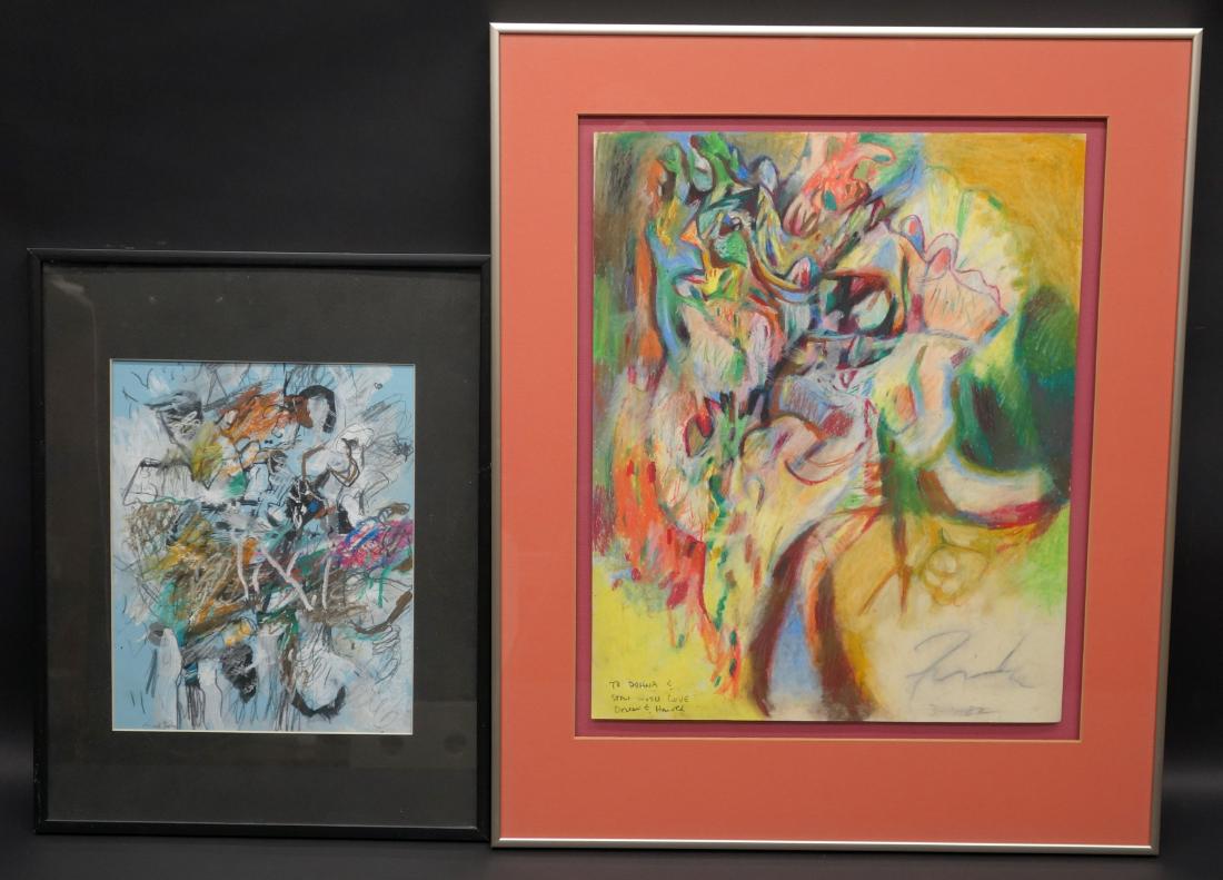 H. ZISLA MIXED MEDIA DRAWINGS (2) (1 of 1)