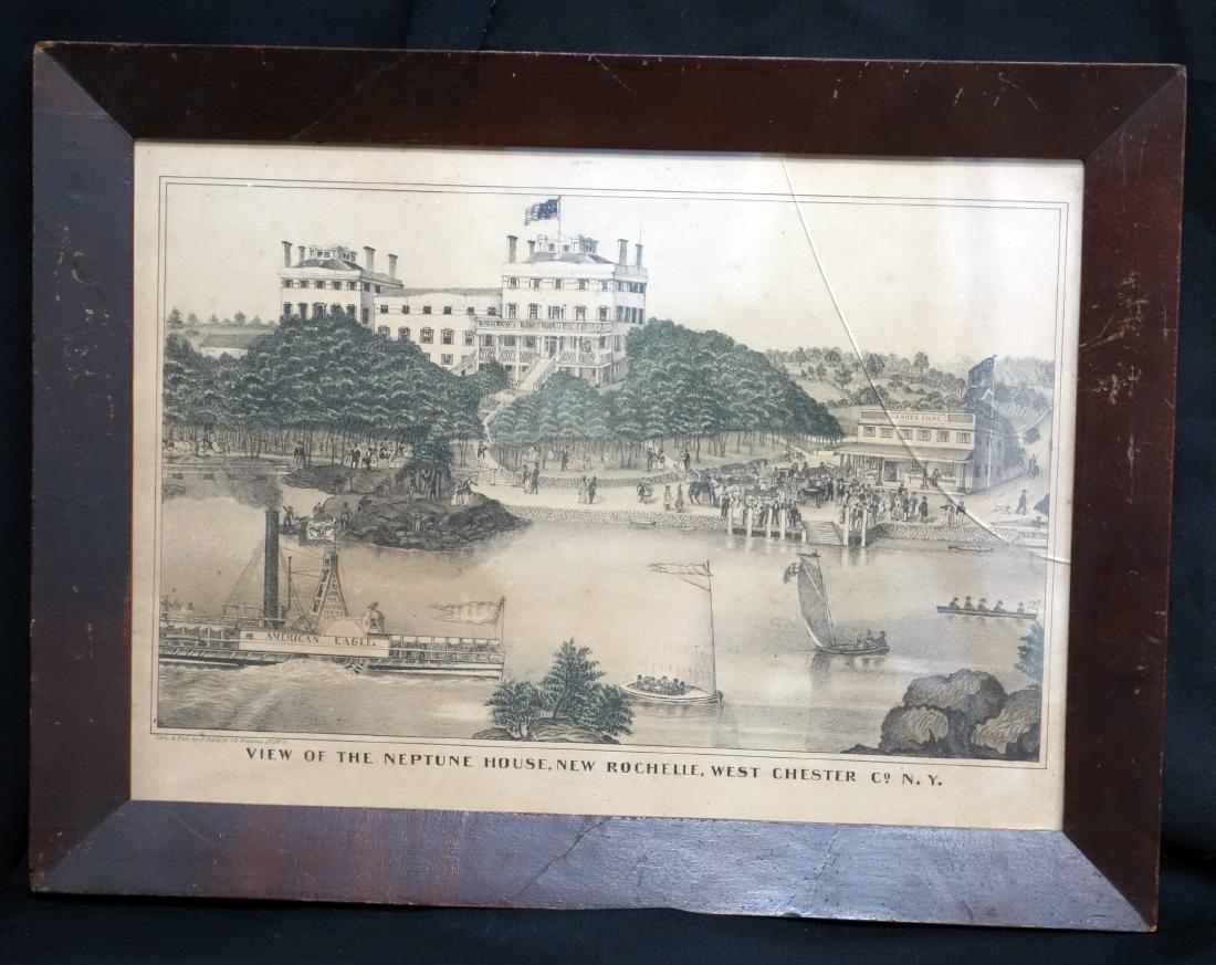 BAILLIE "NEPTUNE HOUSE" LITHOGRAPH (1 of 1)