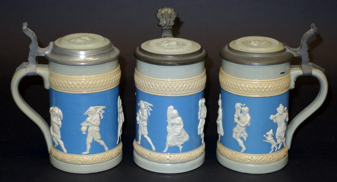 METTLACH STEINS (3) (1 of 1)