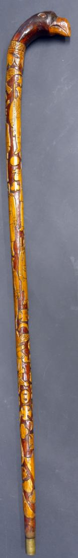 FOLK ART CANE "UNION FOREVER(E)" (1 of 14)