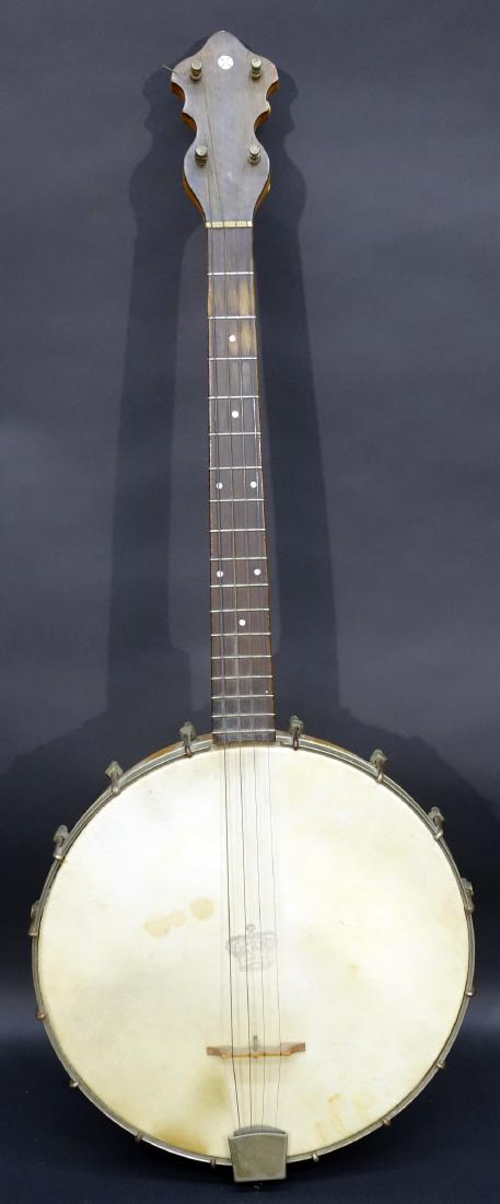 BANSUKE BANJO: 4-String; Normal wear; L-29", F-G
