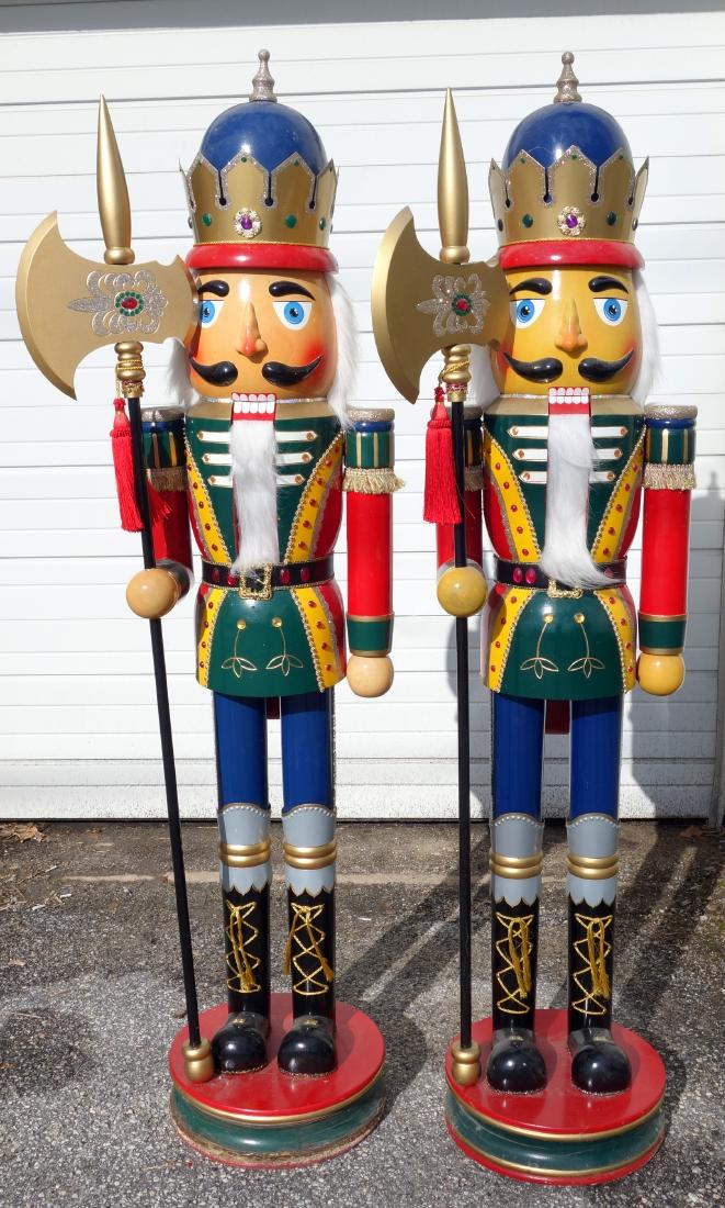 PAIR OF NUTCRACKER SOLDIER DISPLAYS (1 of 1)