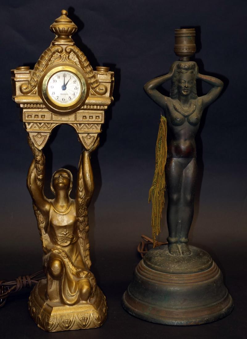 VINTAGE FIGURAL TABLE LAMPS (2) (1 of 1)