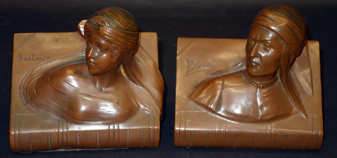DANTE & BEATRICE BOOKENDS (PAIR) (1 of 1)