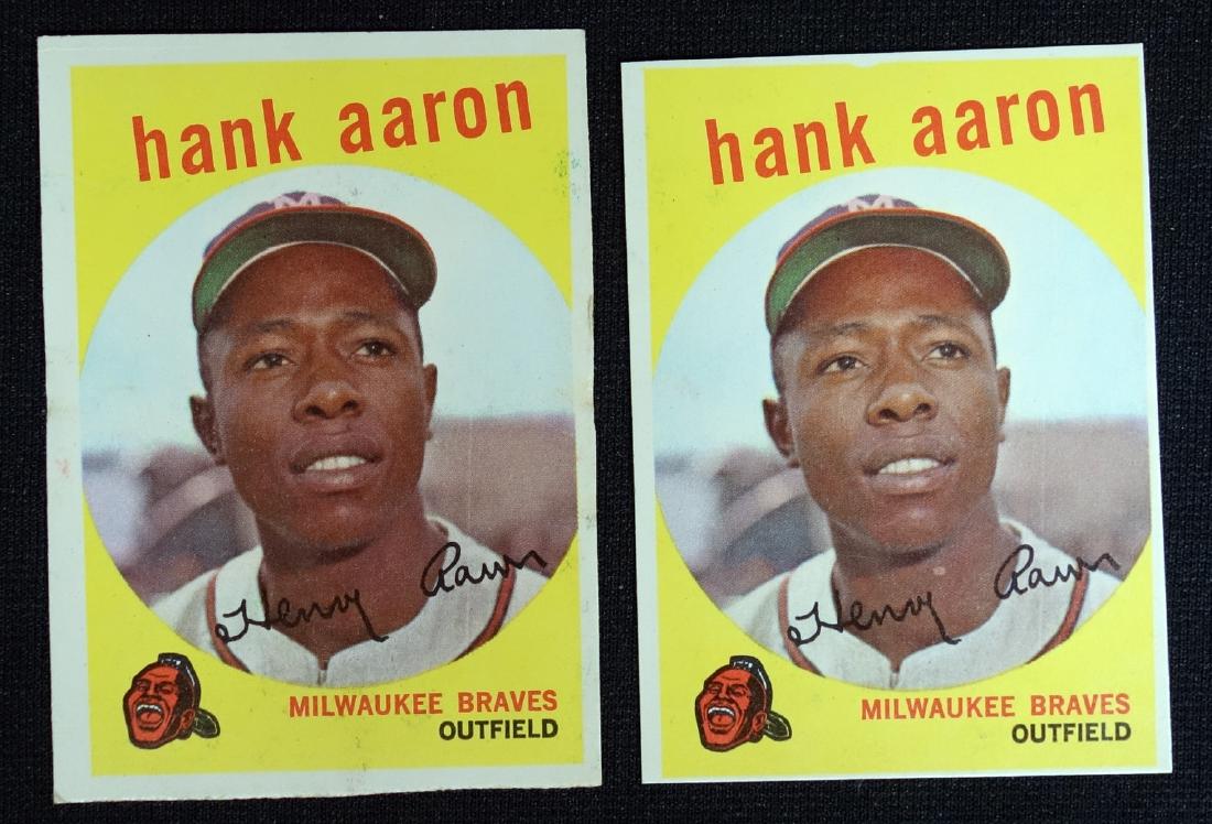 1959 TOPPS (2) BASEBALL CARDS (1 of 1)