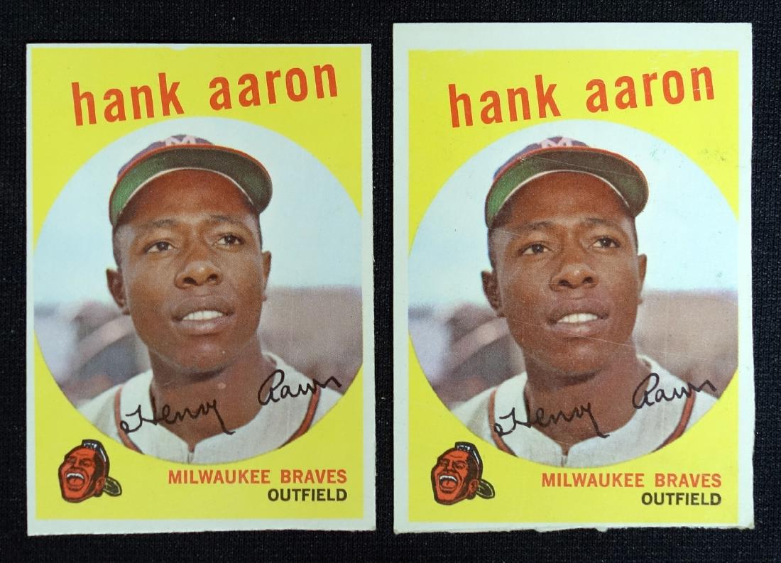 1959 TOPPS (2) BASEBALL CARDS (1 of 1)