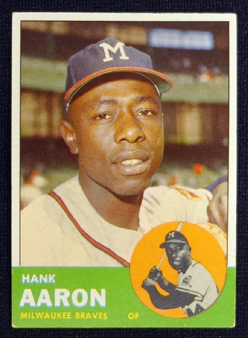 1963 TOPPS #390 BASEBALL CARD (1 of 1)