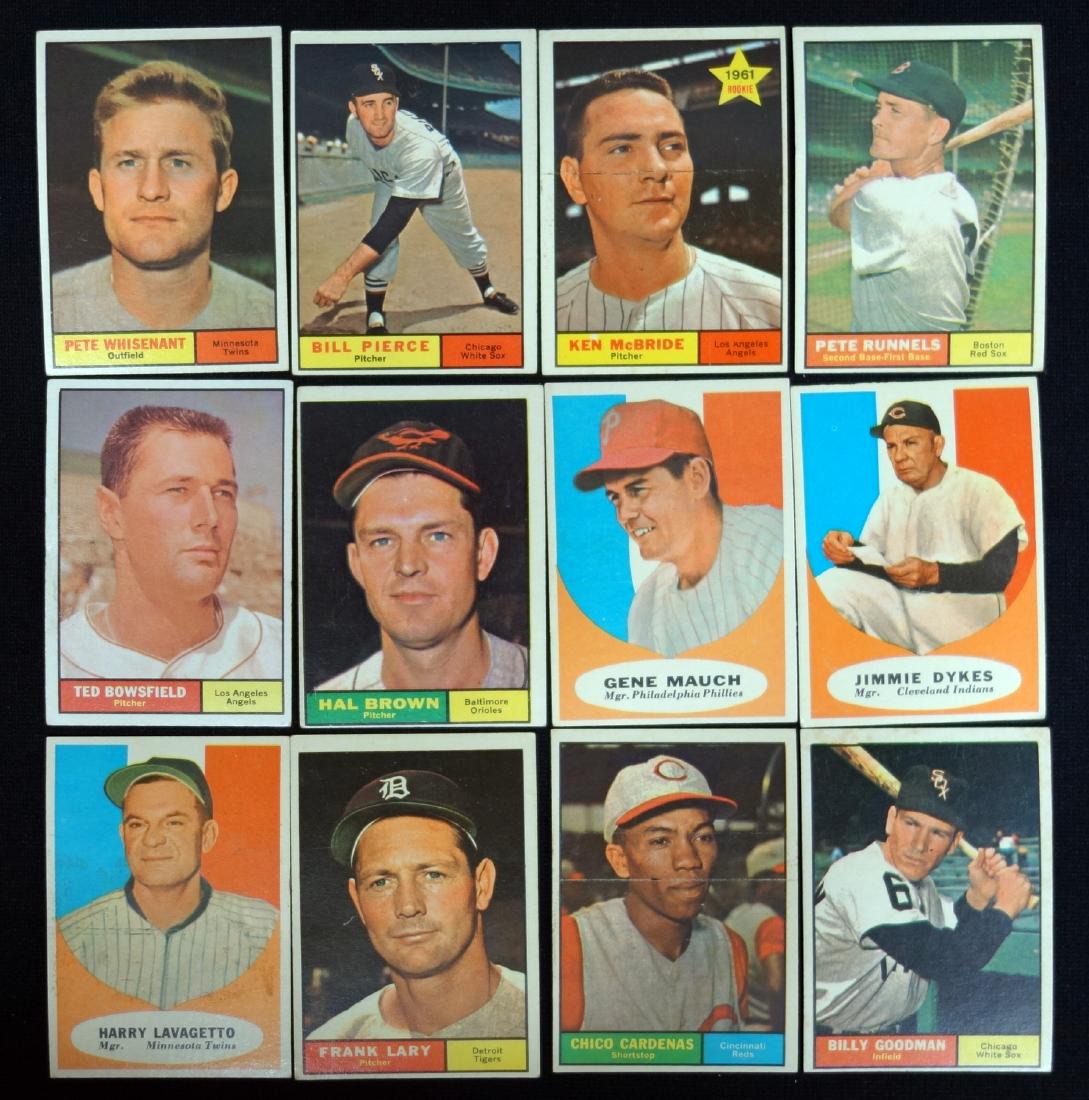 1961 TOPPS BASEBALL CARDS #201-#298 INCOMPLETE (32) (1 of 1)